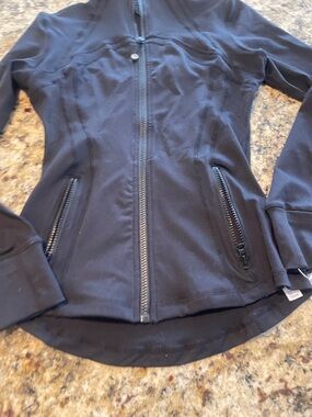 Women's Black Zip-Up Utility Jacket